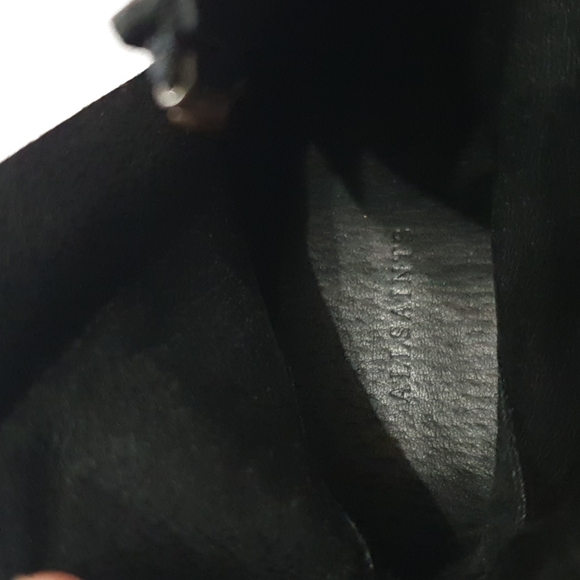 Allsaints Sable Black Meera Ankle Boots - Picture 12 of 13